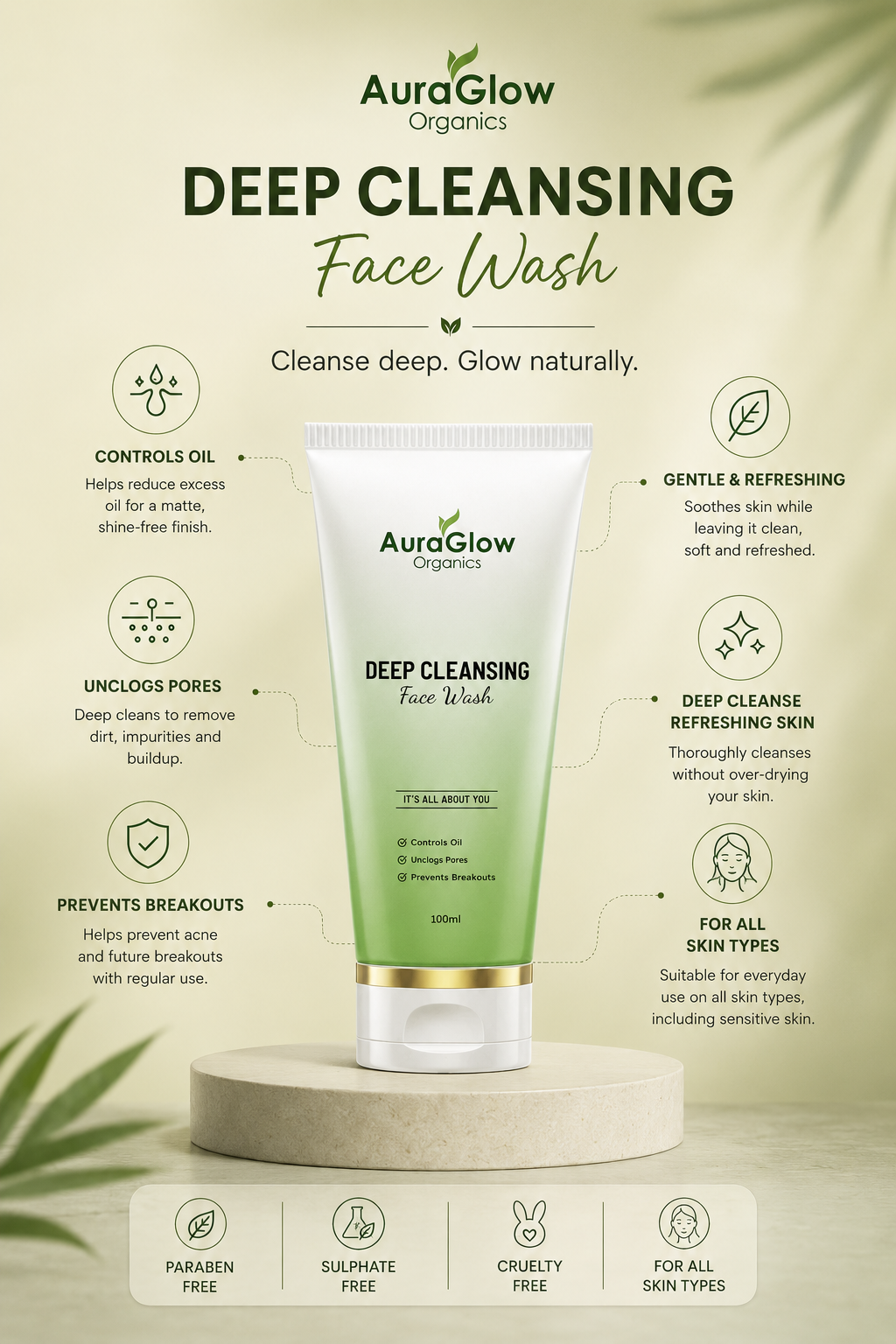 Deep Cleansing Facewash